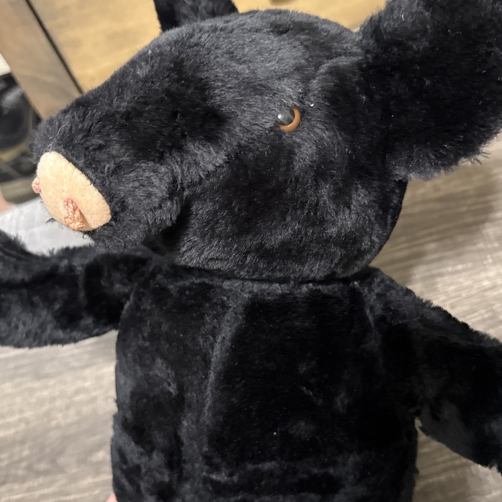 Vintage Eden Toys Black Pig Plush 17" Pig-Wig Beatrix Potter 1980s - Picture 7 of 10